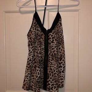 Leopard tank top